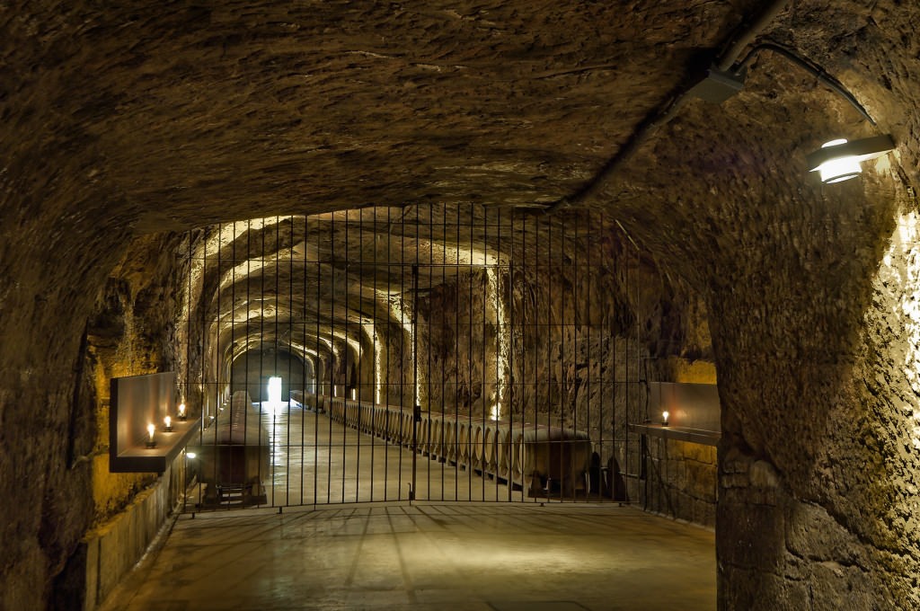 The ancient underground cellar