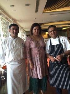 With Chef Anupam Banerjee, The Ritz Carlton, and Chef Vivek Singh