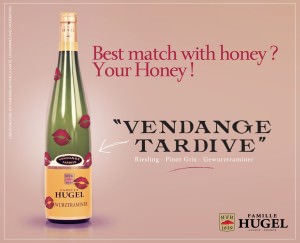 With an eye for the youth - a Hugel ad for the Vendange Tardive