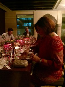 A glimpse of the Querciabella tasting at the Ritz Carlton bar in Bangalore