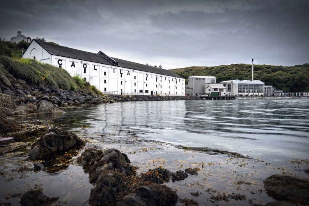 The Caol Ila distillery in Islay