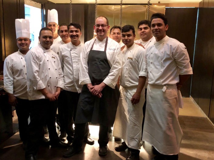 March 13, 2018: Brian Streeter with The Lodhi culinary team